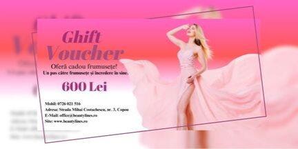 voucher 600 lei beauty lines