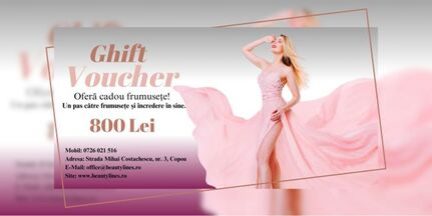 voucher 800 lei beauty lines